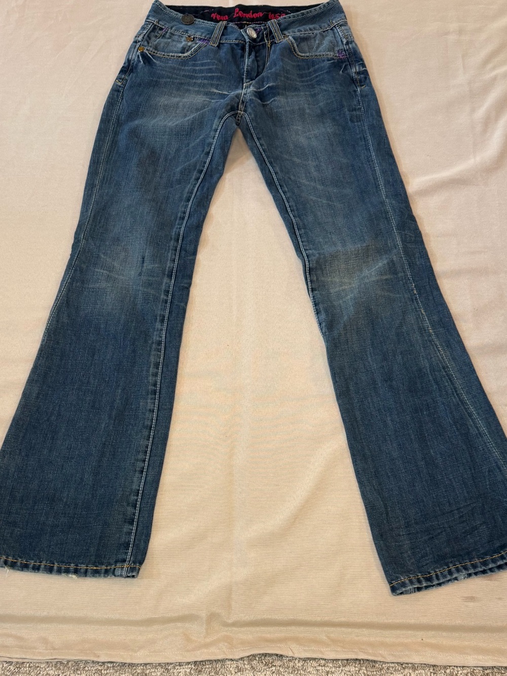 Women’s Blue Flare Jeans - Classic Wide Leg